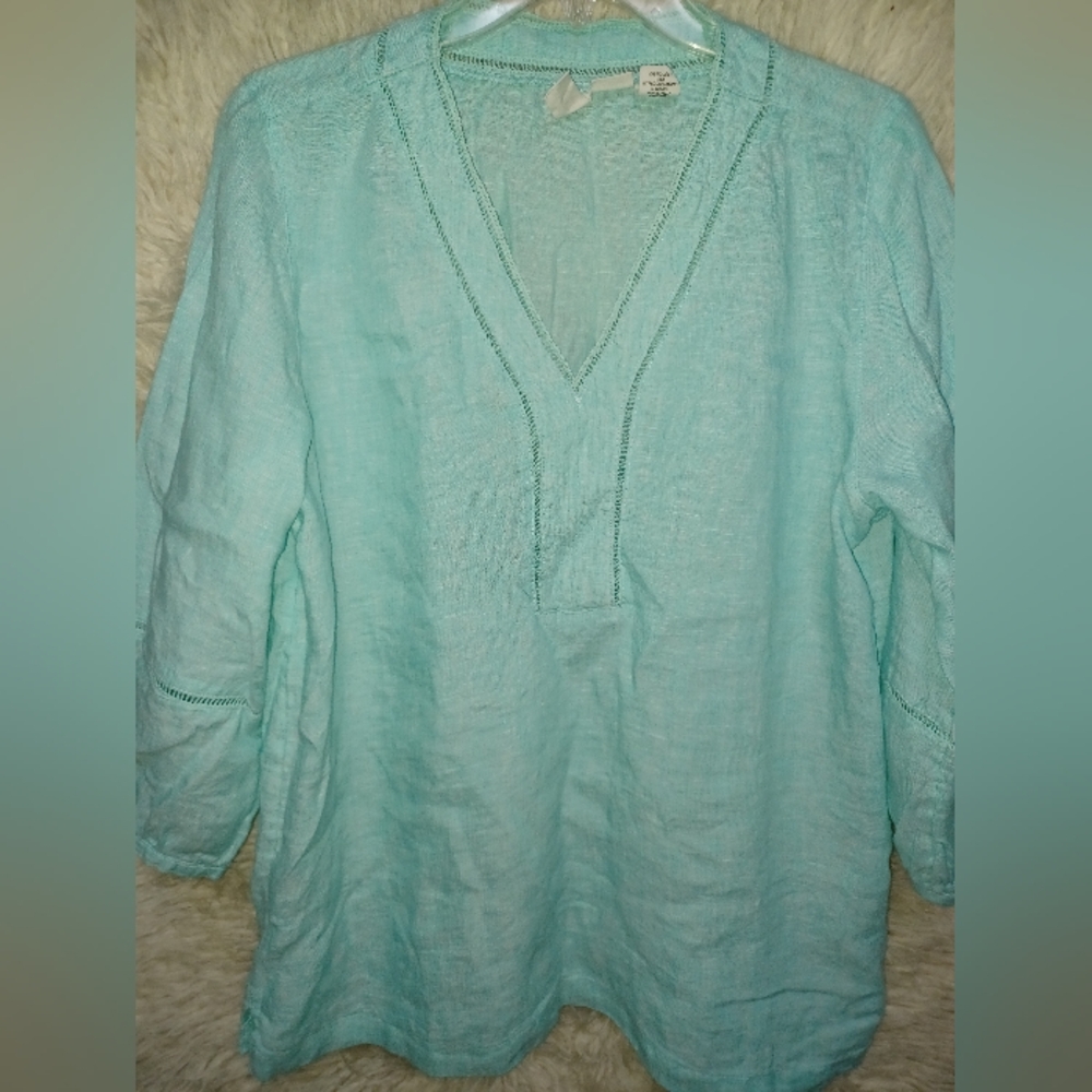 Joie Light Blue V-Neck Tunic